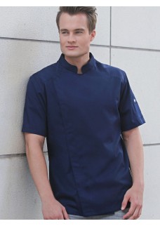 SHORT-SLEEVE CHEF JACKET MODERN-LOOK KJM29