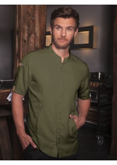 CHEFS JACKET SHORT-SLEEVE GREEN GENERATION KJM36