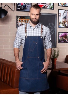 BIB APRON DENIM X-STYLE KLS28