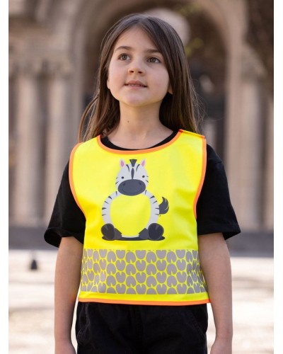 CHILDREN’S SAFETY VEST FUNTASTIC WILDLIFE FUNZEBR
