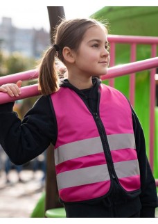 KORNTEX SAFETY VEST FOR KIDS WITH ZIPPER   AALBORG KWRX