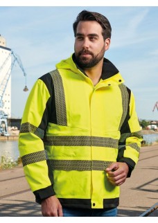 HI-VIS SOFTSHELL RAIN JACKET PRINTABLE COPENHAGEN KXBRSSHRJ