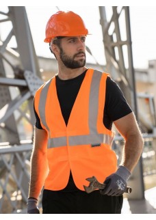 SAFETY VEST WITH 3 REFLECTIVE TAPES KXDR
