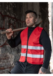 KORNTEX SAFETY VEST WITH ZIPPER   COLOGNE RX217