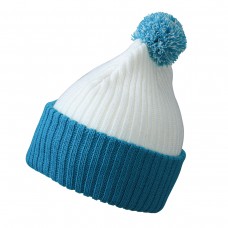 KNITTED POMPON CAP 100%P M&B