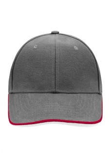 6 PANEL DOUBLE SANDWICH CAP MB6197