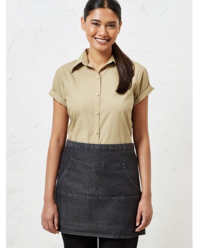 JEANS STITCH DENIM WAIST APRON PR125