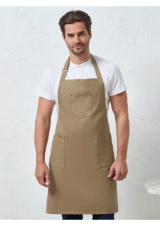 COTTON CHINO BIB APRON PR132