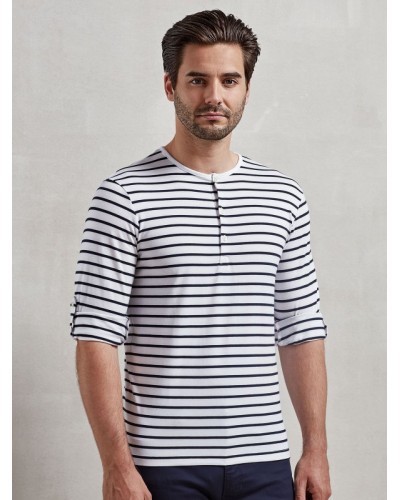 MENS LONG JOHN ROLL SLEEVE TEE PR218