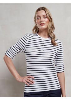 WOMENS LONG JOHN ROLL SLEEVE TEE PR318