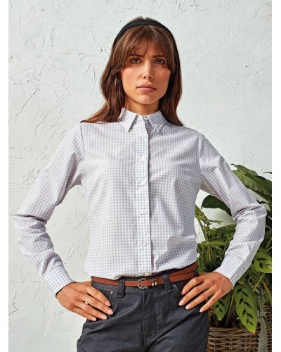 ‘MAXTON’ CHECK - WOMENS LONG SLEEVE SHIRT PR352