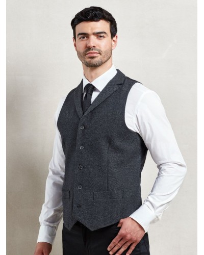 MEN’S HERRINGBONE WAISTCOAT PR625