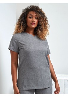 VIOLA LINEN LOOK CUT NECK BEAUTY TUNIC PR688
