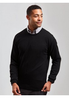 MENS CREW NECK COTTON RICH KNITTED SWEATER PR692