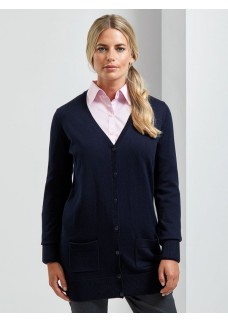 LADIES’ LOG LENGTH KNITTED CARDIGAN PR698