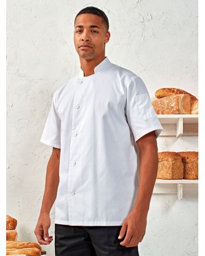 ‘ESSENTIAL SHORT SLEEVE CHEFS JACKET PR900