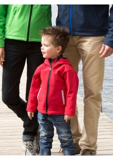 JUNIOR HOODED SOFT SHELL JACKET RER224J