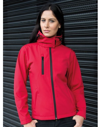 WOMENS TX PERFORMANCE HOODED SOFTSHELL JACKET RER230F