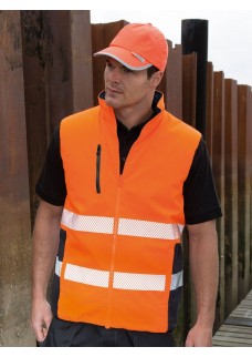 REVERSIBLE SOFT PADDED SAFETY GILET RER332X