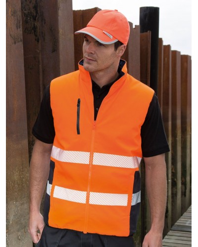 REVERSIBLE SOFT PADDED SAFETY GILET RER332X