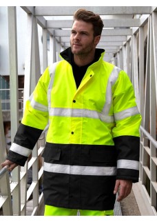 MOTORWAY 2-TONE SAFETY COAT RER452X