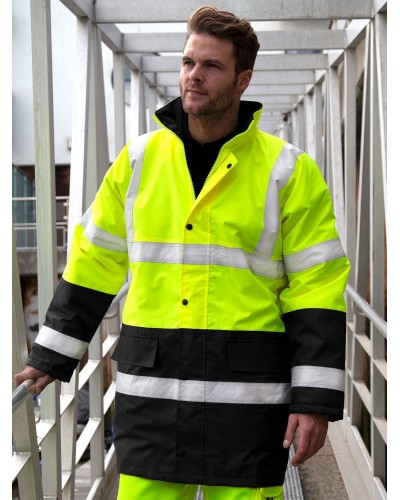 MOTORWAY 2-TONE SAFETY COAT RER452X