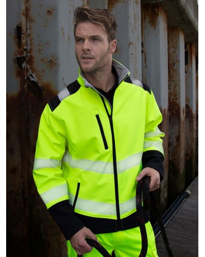 PRINTABLE RIPSTOP SAFETY SOFTSHELL RER476X