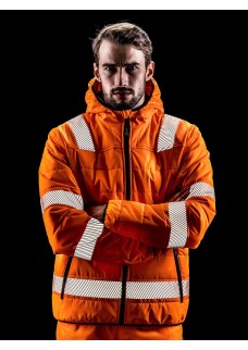 RECYCLED RIPSTOP PADDED SAFETY JACKET RER500X