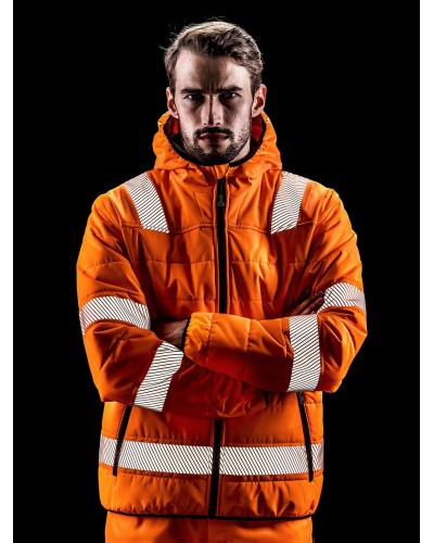 RECYCLED RIPSTOP PADDED SAFETY JACKET RER500X