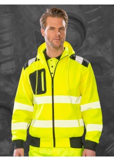 RECYCLED ROBUST ZIPPED SAFETY HOODY RER503X