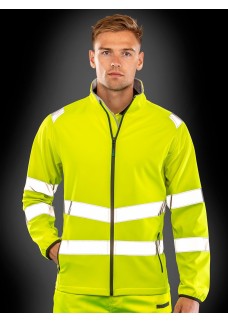 RECYCLED PRINTABLE SAFETY SOFTSHELL RER505X