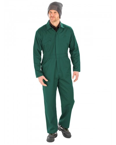 RECYCLED ACTION OVERALL WITH ZIP FRONT RER510X