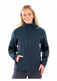 WOMENS RECYCLED 3-LAYER PRINTABLE SOFTSHELL JACKET RER900F