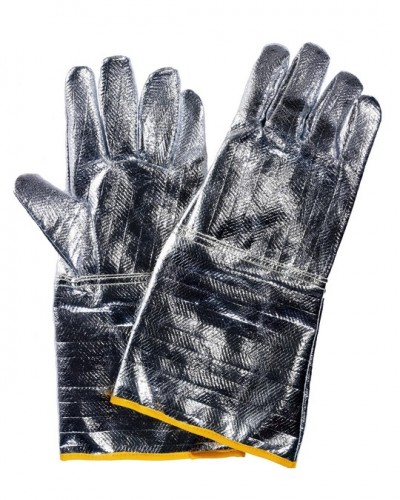 GUANTI IN FIBRA ARAMIDICA ALLUMINIZZATA CM 38 FR107