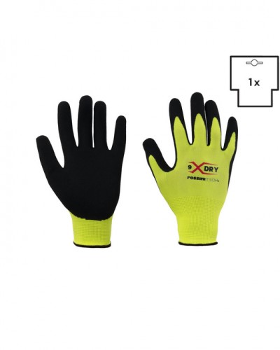 GUANTO POLIESTERE / LATTICE NATURALE SABBIATO X-GLOVE XGLOVE X GLOVE GUANTI GGC009