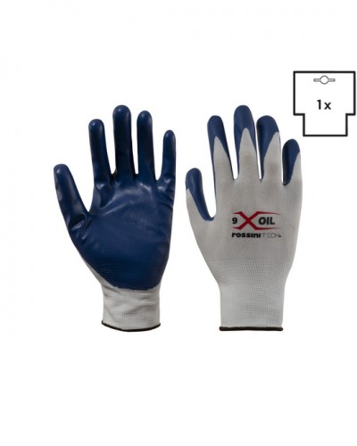 GUANTO POLIESTERE / NITRILE LISCIO X-GLOVE XGLOVE X GLOVE GUANTI GGC022