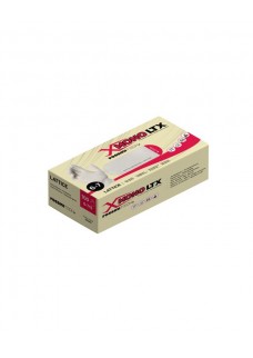 GUANTO MONOUSO LATTICE NATURALE, TESTURIZZATO, SENZA POLVERE X-GLOVE XGLOVE X GLOVE GUANTI MONOUSO GGU501