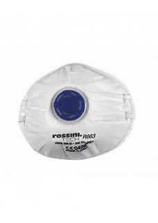 RESPIRATORE SHELTECH PER POLVERI FUMI E NEBBIE FFP2 NR D CON VALVOLA R663