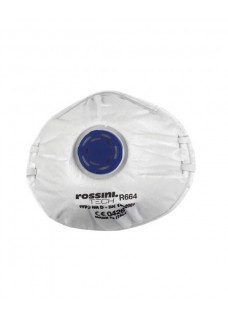 RESPIRATORE SHELTECH PER POLVERI FUMI E NEBBIE FFP3 NR D CON VALVOLA R664