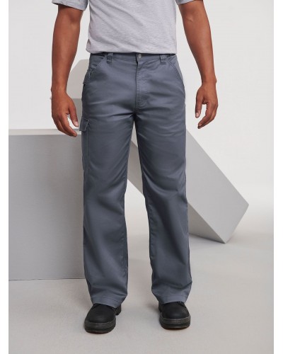 ADULTS POLYCOTTON TWILL TROUSERS JE001M