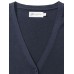 LADIES V-NECK KNITTED CARDIGAN JE715F