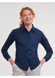 LADIES LONG SLEEVE EASY CARE OXFORD SHIRT JE932F