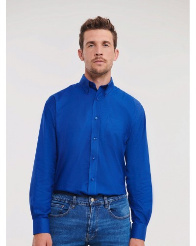 MENS LONG SLEEVE EASY CARE OXFORD SHIRT JE932M