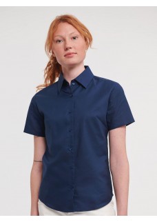 LADIES SHORT SLEEVE EASY CARE OXFORD SHIRT JE933F
