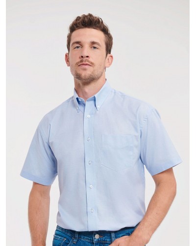 MENS SHORT SLEEVE EASY CARE OXFORD SHIRT JE933M