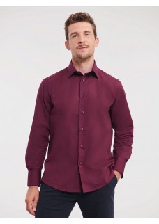 MENS LONG SLEEVE EASY CARE FITTED SHIRT JE946M