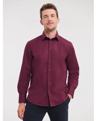 MENS LONG SLEEVE EASY CARE FITTED SHIRT JE946M