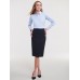 LADIES LONG SLEEVE TAILORED HERRINGBONE SHIRT JE962F