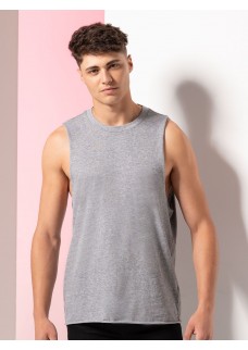 MENS HIGH NECK SLASH ARMHOLE VEST SKSF232
