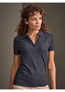 WOMEN LUXURY STRETCH V POLO TJ1409